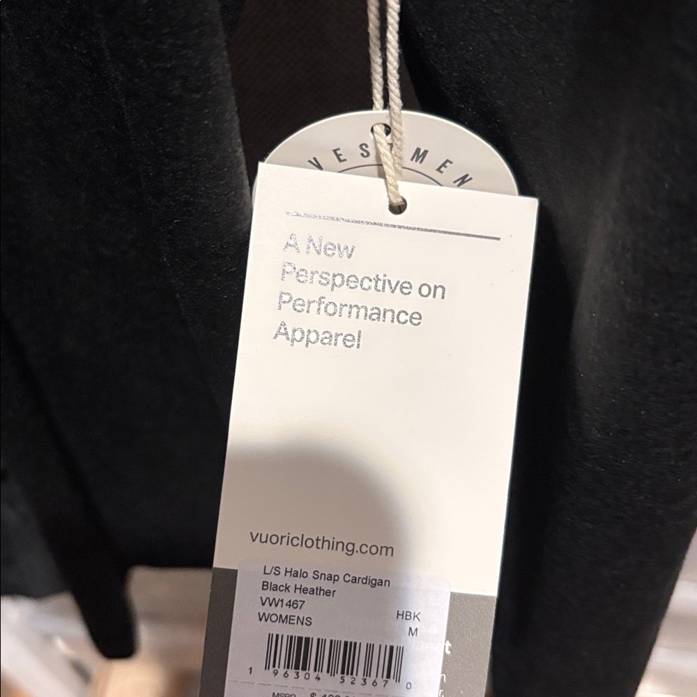 NWT Vuori Long Sleeve Halo Snap Cardigan - Picture 6 of 6